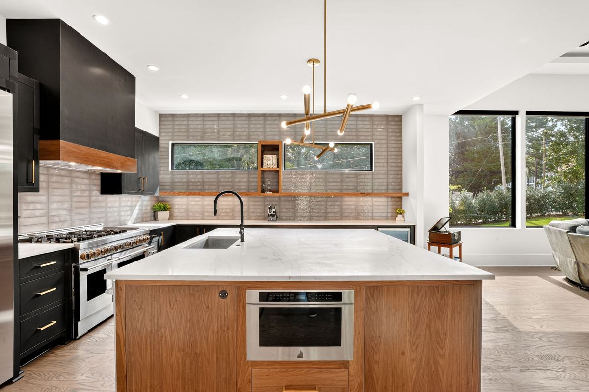 Kitchen and range
